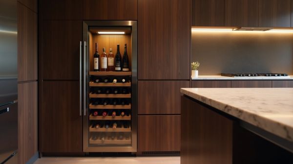 Cave à vin encastrable : l'intégrer dans une cuisine équipée