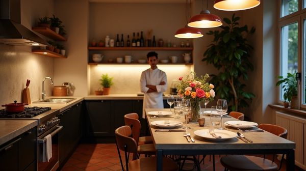 Dîner chez soi dans un 40 m² parisien : ce qu'un chef peut réellement faire de votre cuisine