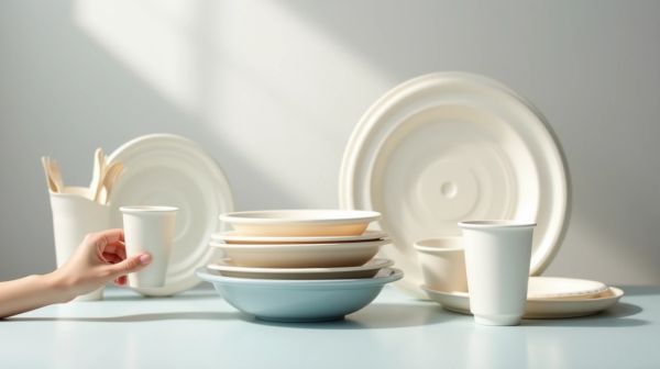 Vaisselle jetable professionnel : praticité et solutions écoresponsables