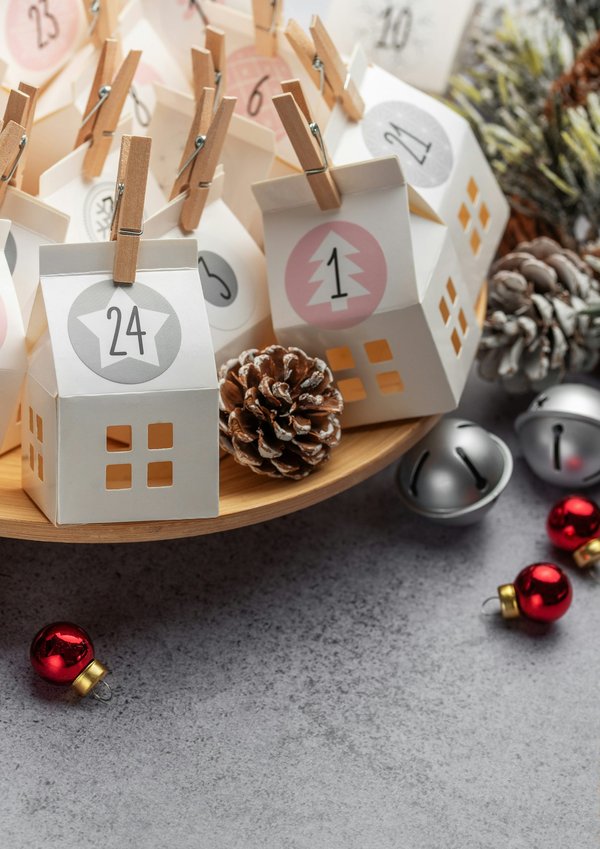 Calendrier de l'avent braille chocolat: dégustation et mystère